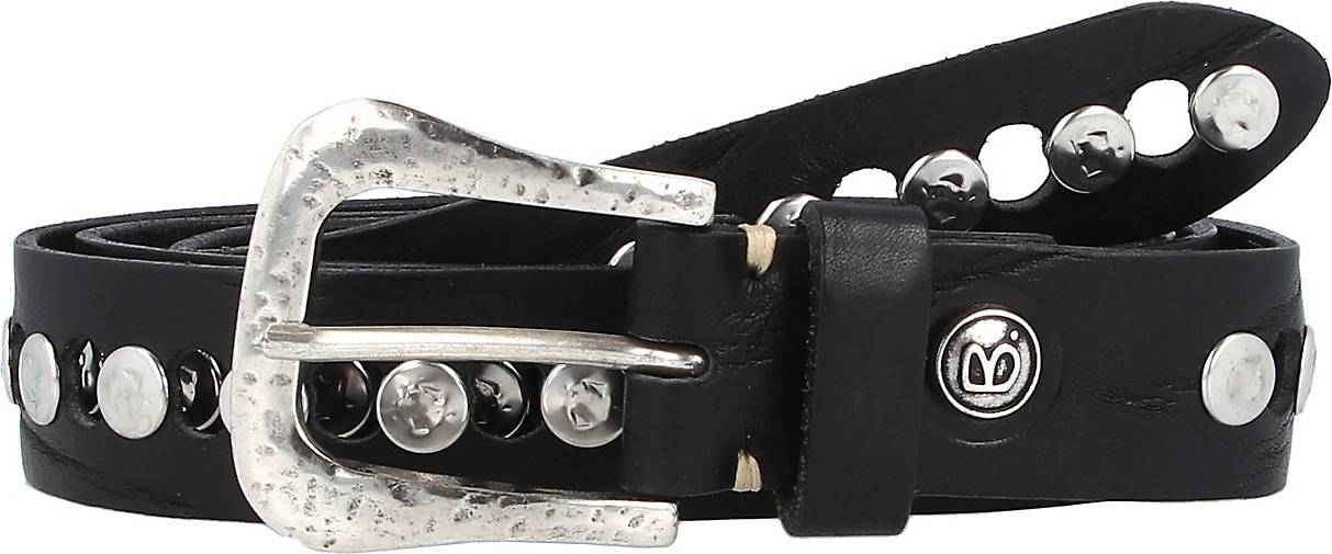 b.belt Ravena Nietengürtel Leder