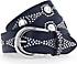 b.belt Romy silver Nietengürtel Leder