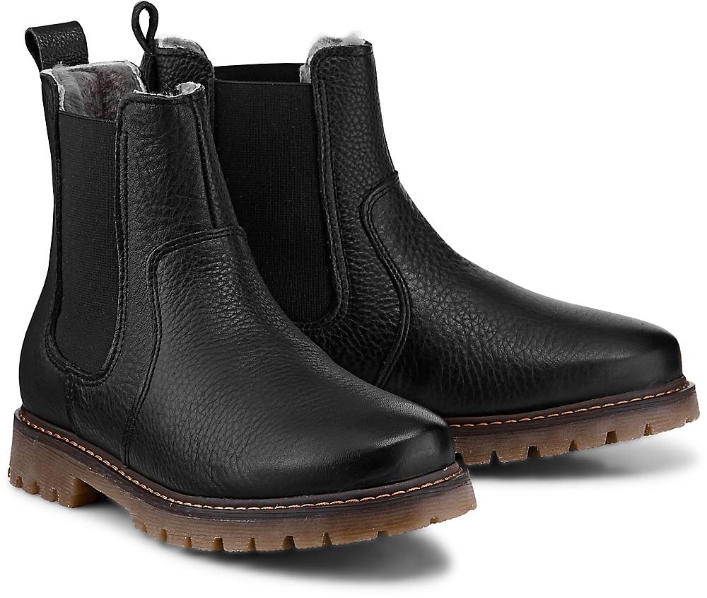 bisgaard, Chelsea-Boots in schwarz, Stiefel für Jungen