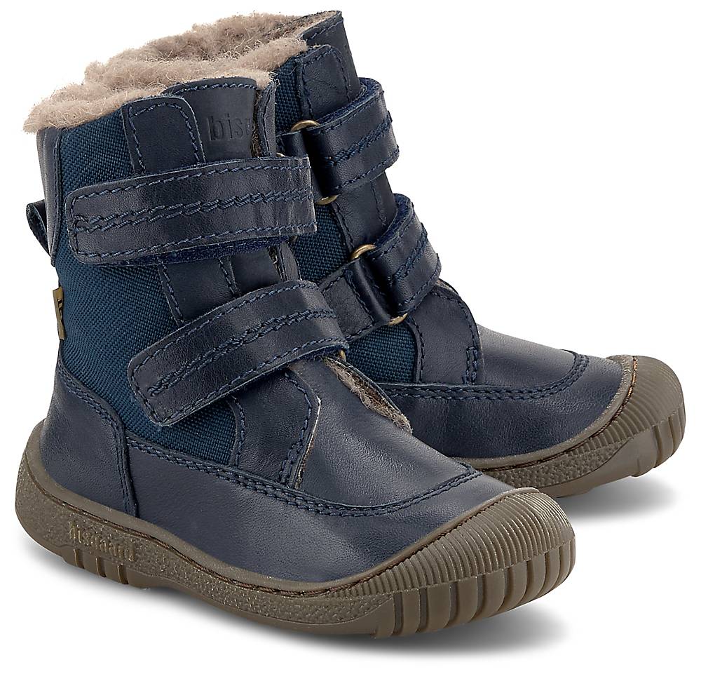 bisgaard, Winter-Boots Ela in dunkelblau, Stiefel für Jungen