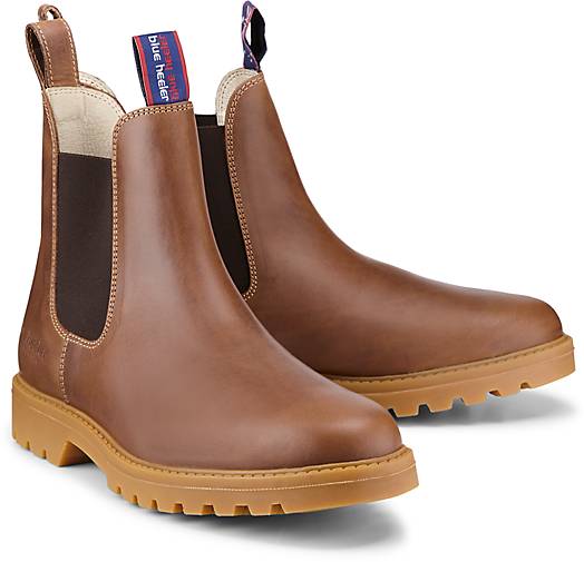 Blue Heeler Cognac Chelsea Boots Damen Chelsea Boots Stiefeletten