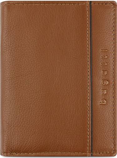 bugatti Banda Geldbörse RFID Schutz Leder 10 cm in dunkelbraun bestellen -  12677002