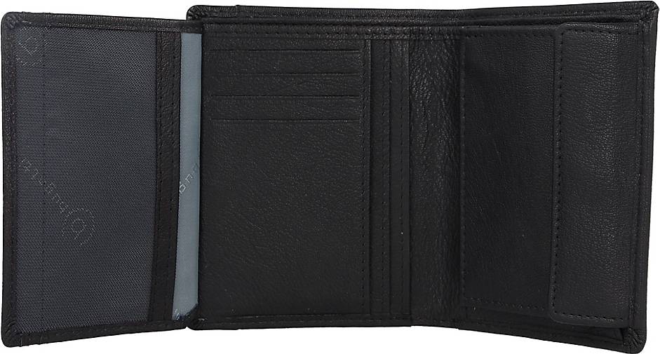 Geldbörse 12677003 Schutz cm in 10 bugatti schwarz bestellen Banda RFID - Leder