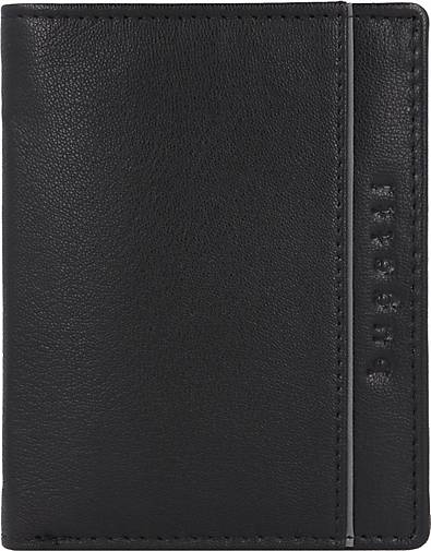 bugatti Banda Geldbörse RFID Schutz Leder 10 cm in schwarz bestellen -  12677003