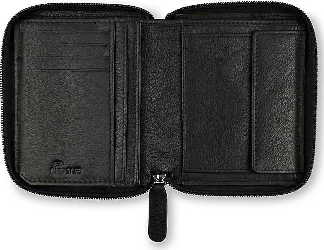 bugatti Banda Geldbörse RFID Schutz in - Leder schwarz bestellen cm 12677501 12