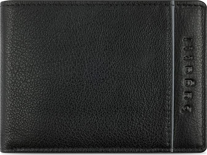 bugatti Banda Geldbörse RFID Schutz Leder 12.5 cm in schwarz bestellen -  12677401