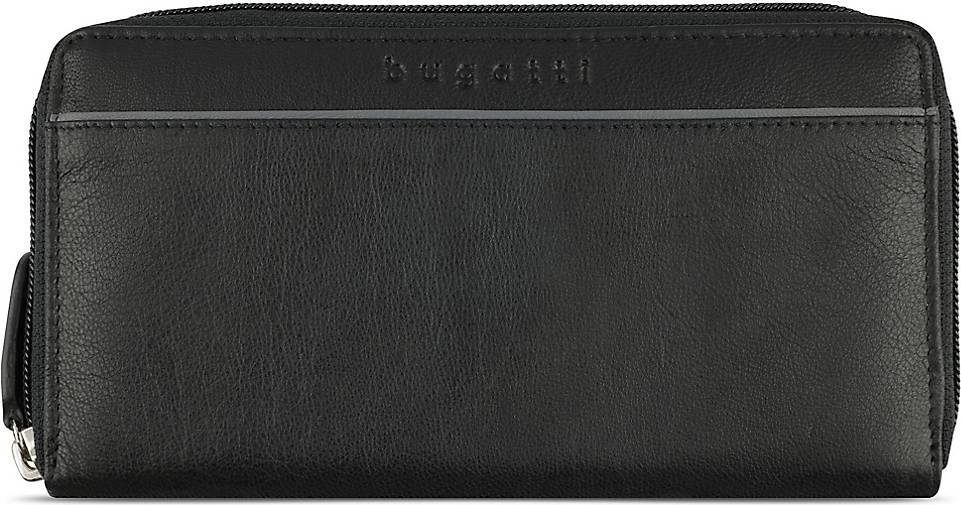 bugatti Banda Geldbörse RFID Schutz Leder 20 cm in schwarz bestellen -  12677701