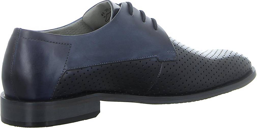 Bugatti Business schuhe in Blau für Herren Herren Schuhe Schnürschuhe Brogues 