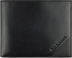 bugatti, Nobile Geldbörse Rfid Schutz Leder 12 Cm in schwarz, Geldbörsen für Herren