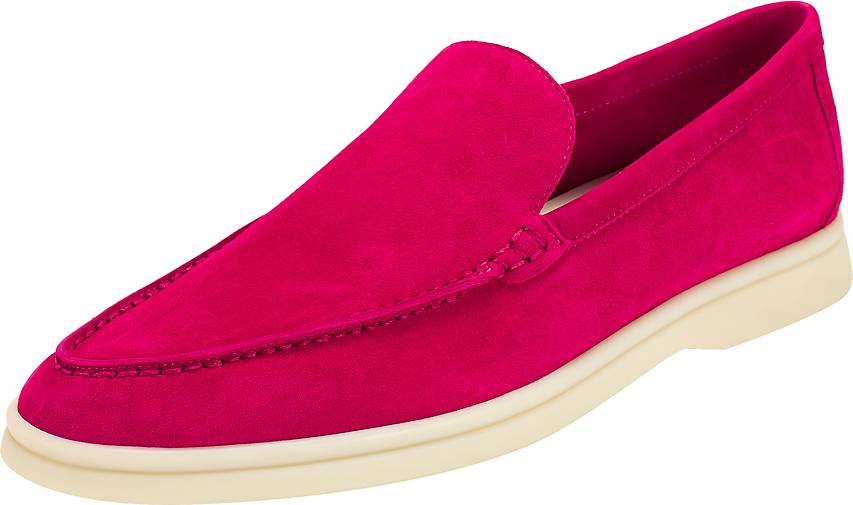 ekonika Loafer aus Veloursleder in rot bestellen - 12914601