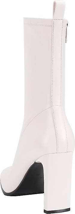 Damen Schnürstiefeletten Mit Absatz - Winterstiefel Aus Kunstleder