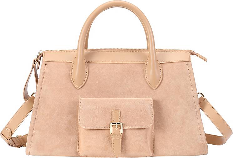 ekonika Tasche aus samtigen Spaltleder