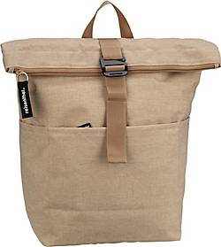 Rolltop rucksack online beige