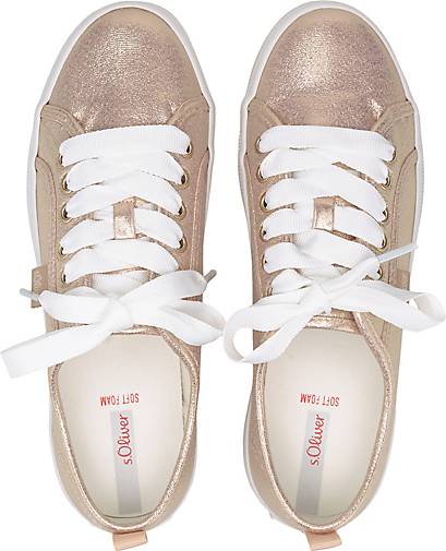 s oliver sneaker rose gold
