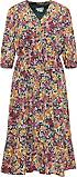 usha Midikleid mit Blumenprint qisha